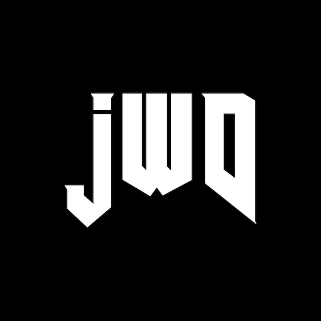 Diseño de logotipo de letra JWD para la compañía de tecnología JWD diseño de logotipo combinación de colores blanco y negro JWD logotipo JWD vector JWD diseño icono JWD alfabeto JWD tipografía diseño del logotipo