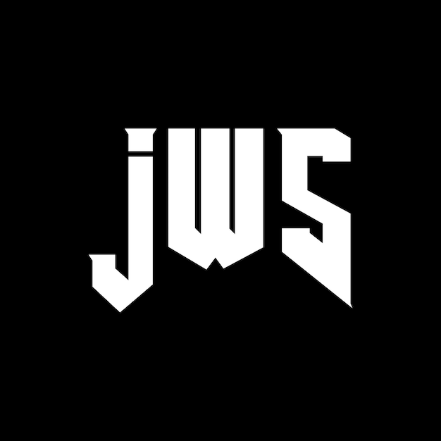 Diseño de logotipo de letra JWS para la compañía de tecnología JWS diseño de logotipo combinación de colores blanco y negro JWS logotipo JWS vector JWS diseño JWS icono JWS alfabeto JWS tipografía diseño del logotipo
