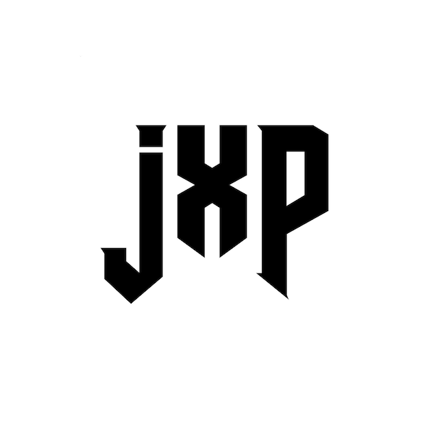 Diseño de logotipo de letra JXP para una empresa de tecnología Diseño del logotipo JXP combinación de colores blanco y negro JXP logotipo vector JXP diseño JXP icono JXP alfabeto JXP tipografía diseño del logotipo