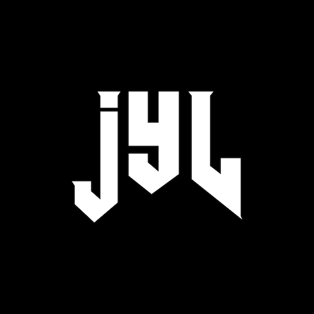 Diseño de logotipo de letra JYL para una empresa de tecnología Diseño del logotipo JYL combinación de colores blanco y negro JYL logotipo Vector JYL diseño del icono JYL alfabeto JYL tipografía diseño del logotipo