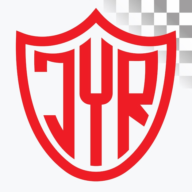 Diseño del logotipo de la letra JYR