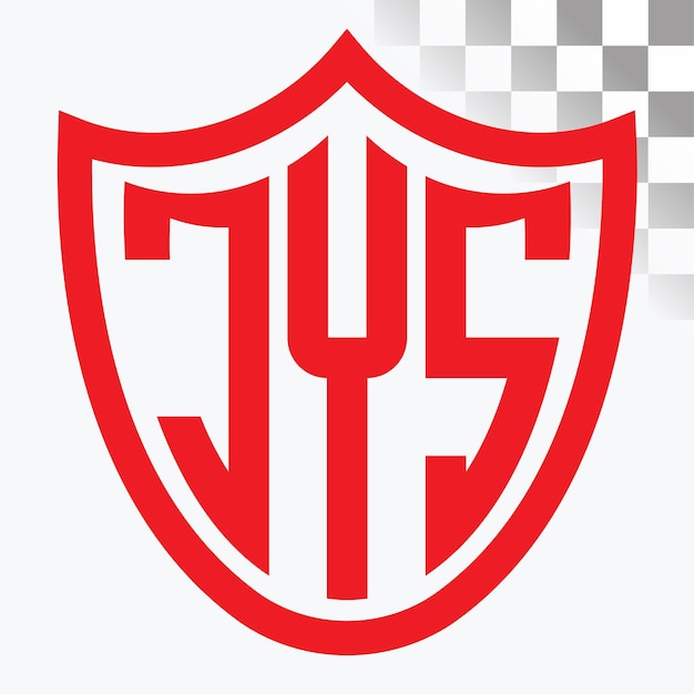 Diseño del logotipo de la letra JYS