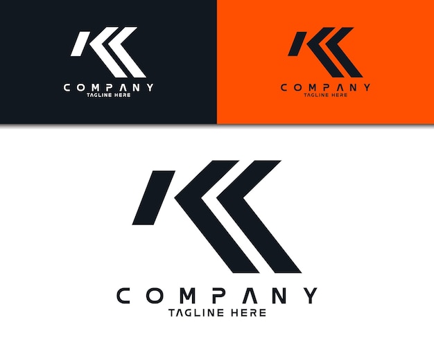 DISEÑO DE LOGOTIPO DE LETRA K, ADECUADO PARA EMPRESA DE LOGOTIPO, NEGOCIO DE LOGOTIPO E IDENTIDAD DE MARCA
