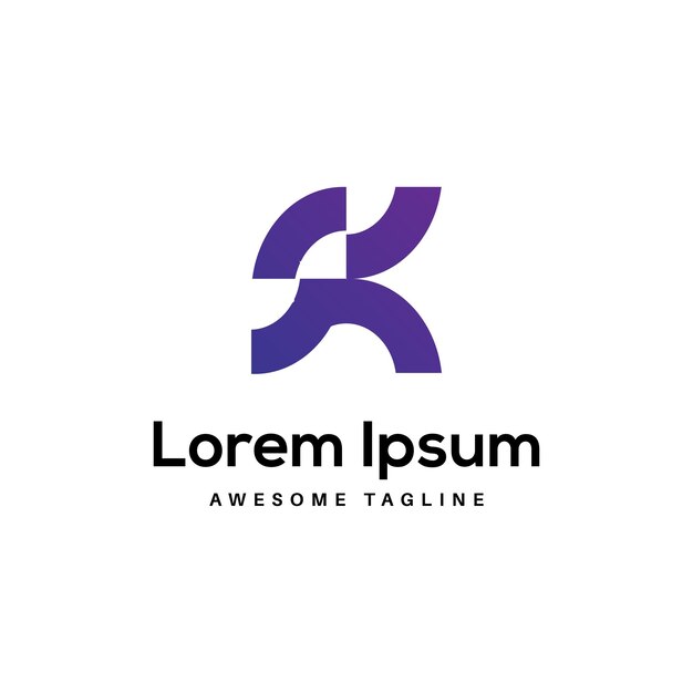 Diseño de logotipo de letra K Iconos gratuitos y ideas de diseño de logotipo