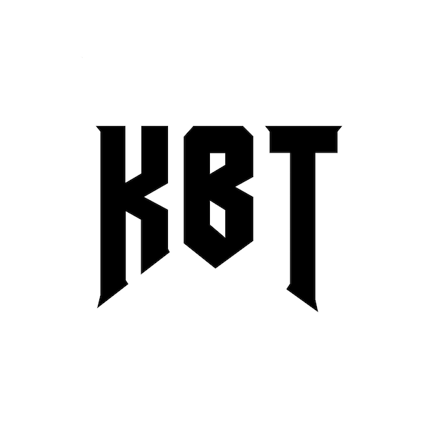 Diseño de logotipo de letra KBT para la empresa de tecnología KBT diseño de logotipo KBT combinación de colores blanco y negro KBT logo KBT vector KBT diseño KBT icono KBT alfabeto KBT tipografía diseño del logotipo