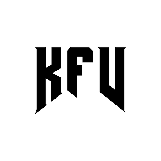 Diseño de logotipo de letra KFV para una empresa de tecnología Diseño del logotipo KFV combinación de colores blanco y negro KFV Vector KFV Diseño del icono KFV Alfabeto KFV Tipografía diseño del logotipo
