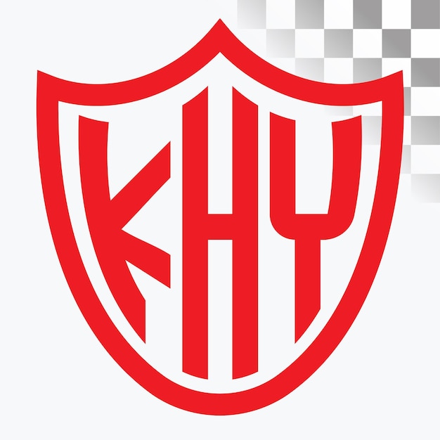 Diseño del logotipo de la letra KHY