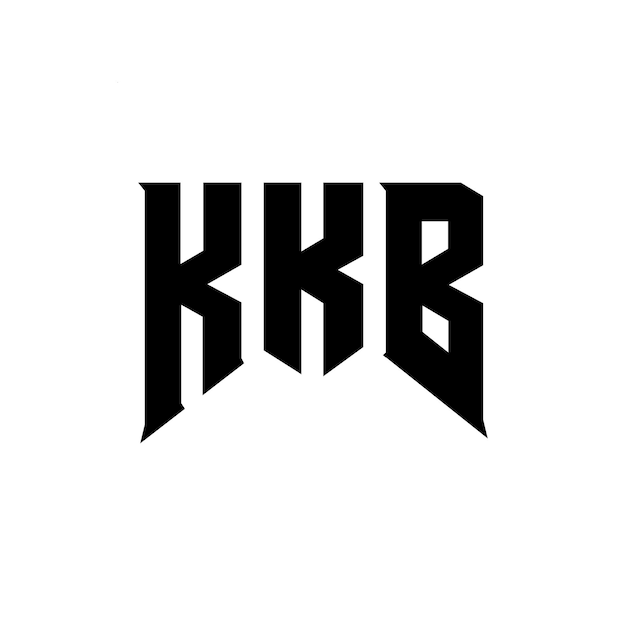Diseño de logotipo de letra KKB para la compañía de tecnología KKB diseño de logotipo combinación de colores blanco y negro KKB logotipo KKB vector KKB diseño KKB icono KKB alfabeto KKB tipografía diseño de logotip