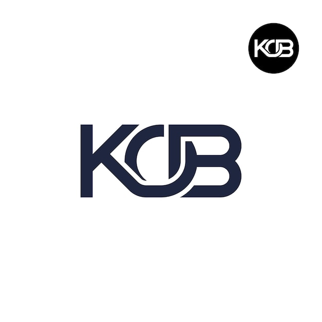 Diseño del logotipo de la letra KOB Monogram