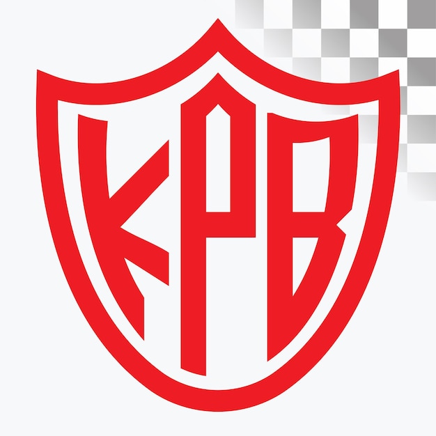 Diseño del logotipo de la letra KPB