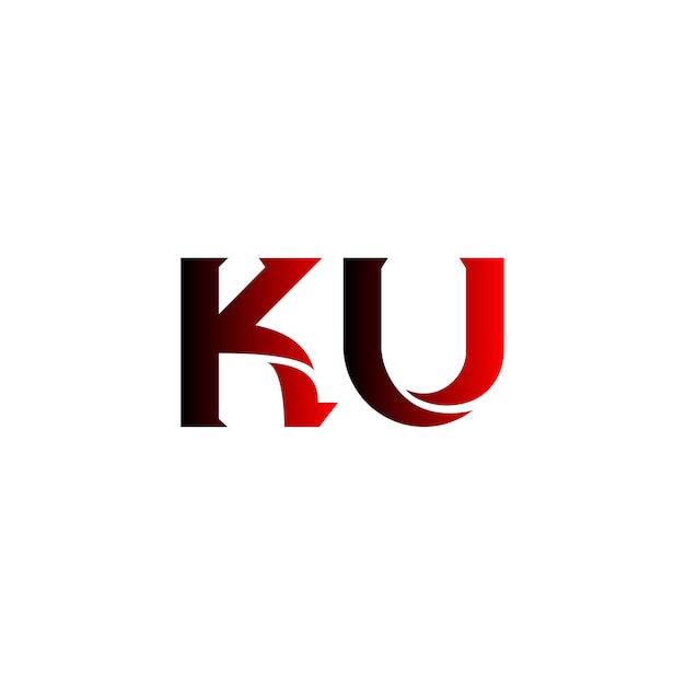 diseño del logotipo de la letra ku
