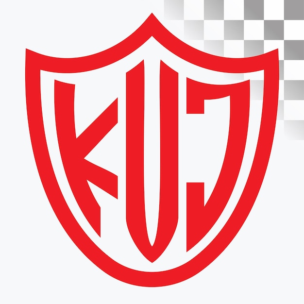 Diseño del logotipo de la letra KVJ