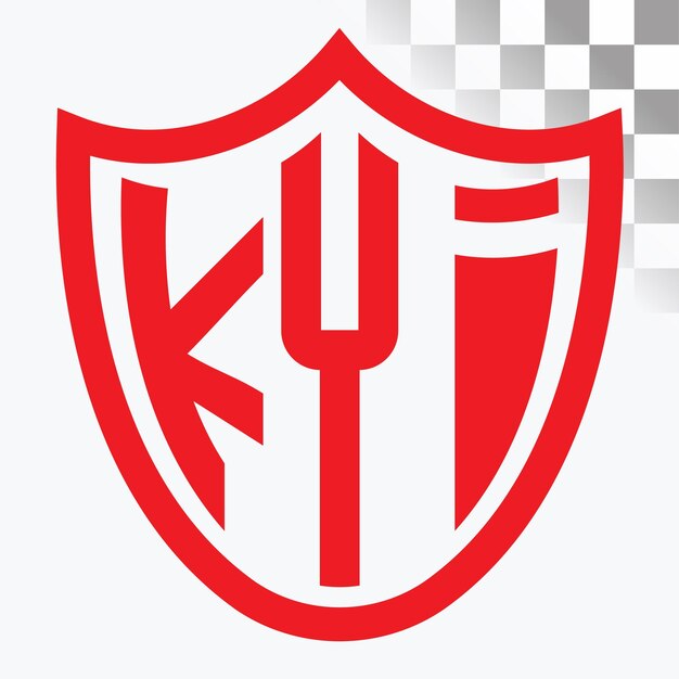 Diseño de logotipo de letra KYI