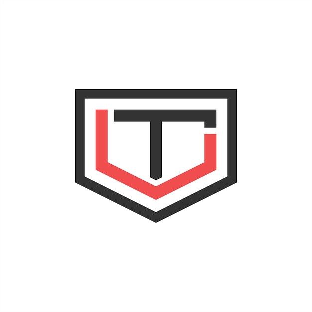 Diseño del logotipo de la letra l t