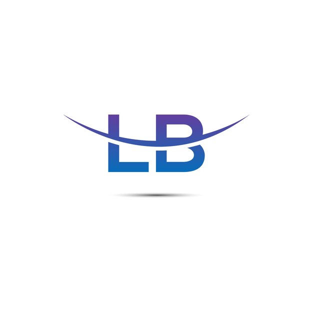 Diseño de logotipo de letra LB