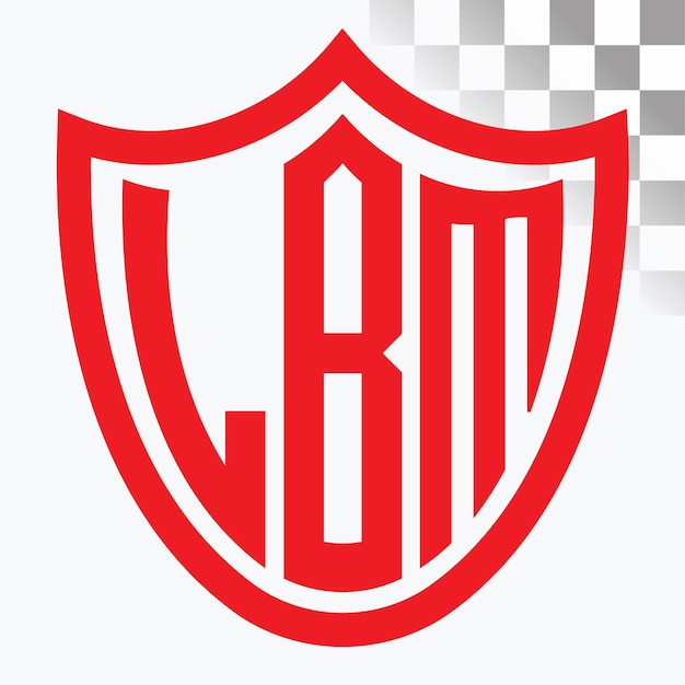 Diseño de logotipo letra LBM