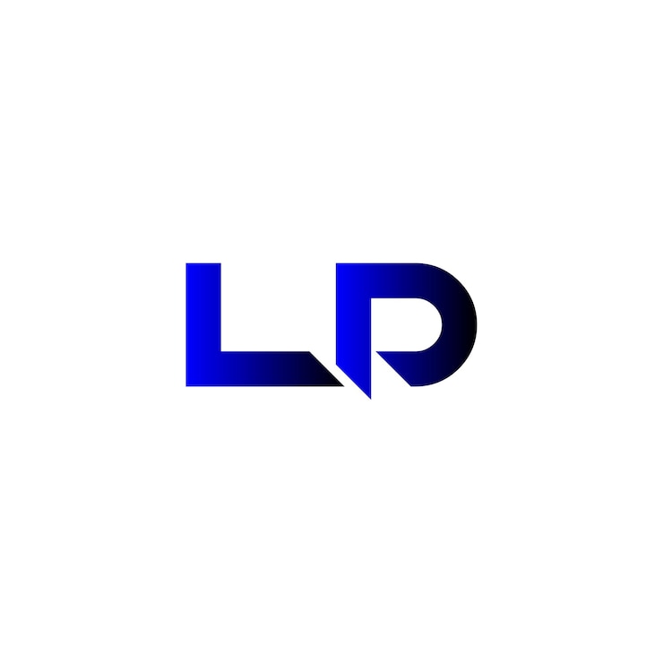 Vector diseño del logotipo de la letra ld