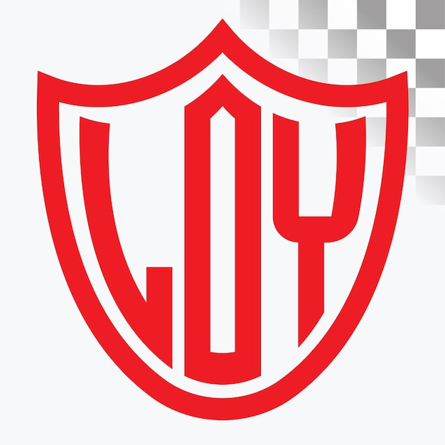 Diseño del logotipo de la letra LDY