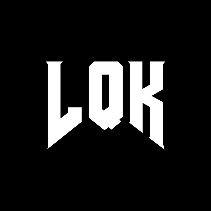Vector diseño de logotipo de letra lqk para una empresa de tecnología diseño del logotipo lqk combinación de colores blanco y negro lqk logotipo vector lqk diseño lqk icono lqk alfabeto lqk tipografía diseño del logotipo