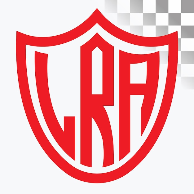 Diseño de logotipo letra LRA