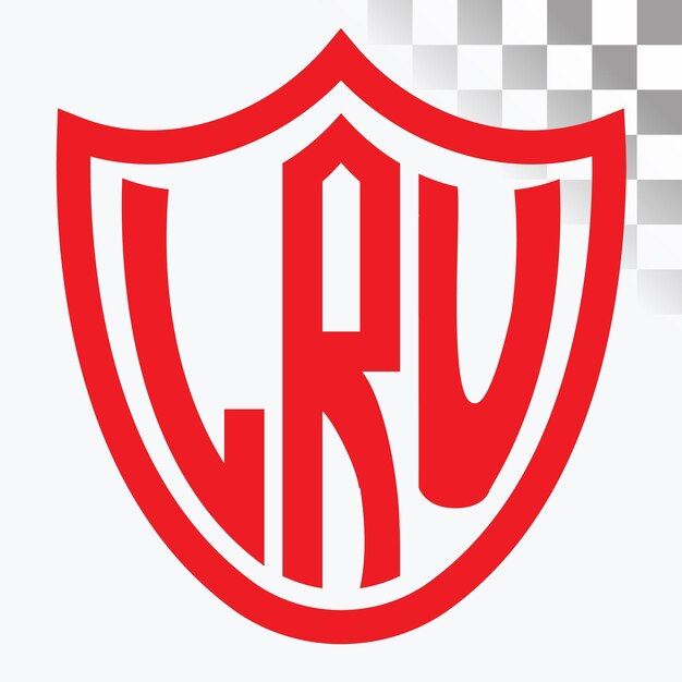 Diseño de logotipo letra LRU