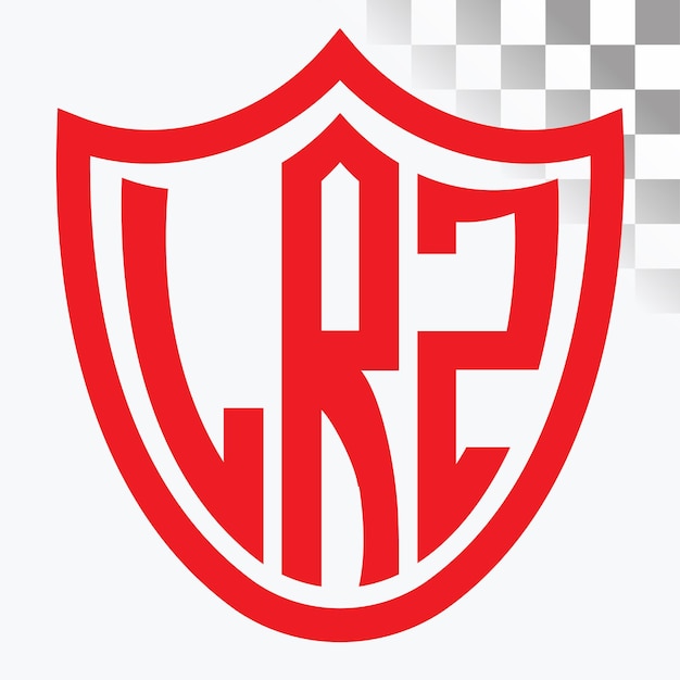 Diseño de logotipo de letra LRZ