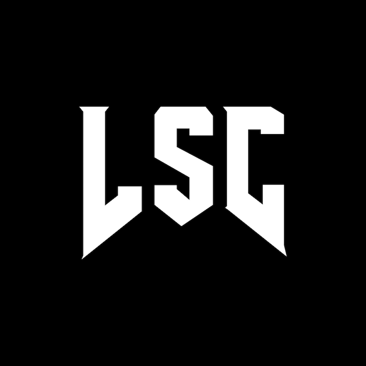 Vector diseño de logotipo de letra lsc para una empresa de tecnología diseño de logotipo lsc combinación de colores blanco y negro lsc logotipo lsc vector lsc diseño icono lsc alfabeto lsc tipografía diseño de logotipo