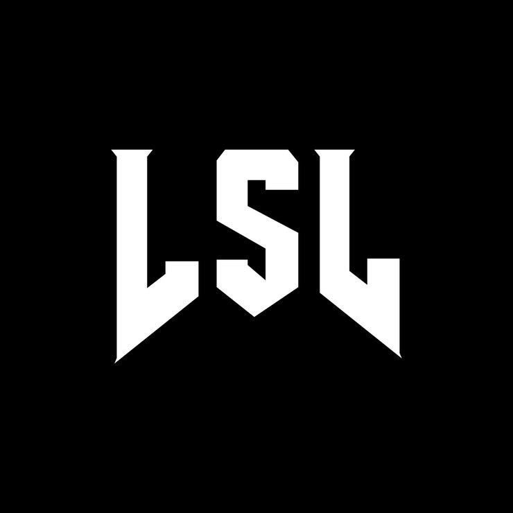 Vector diseño de logotipo de letra lsl para la empresa de tecnología lsl diseño del logotipo lsl combinación de colores blanco y negro lsl logotipo lsl vector lsl diseño lsl icono lsl alfabeto lsl tipografía diseño del logotipo