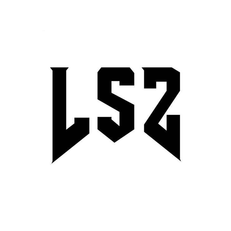 Vector diseño de logotipo de letra lsz para la empresa de tecnología lsz diseño de logotipo combinación de colores blanco y negro lsz logotipo lsz vector lsz diseño lsz icono lsz alfabeto lsz tipografía diseño de logotip