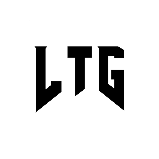 Diseño de logotipo de letra LTG para una empresa de tecnología Diseño del logotipo LTG combinación de colores blanco y negro LTG logotipo Vector LTG diseño LTG icono LTG alfabeto LTG tipografía diseño del logotipo