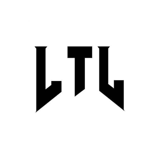 Diseño de logotipo de letra LTL para una empresa de tecnología Diseño del logotipo LTL combinación de colores blanco y negro LTL logotipo Vector LTL diseño LTL icono LTL alfabeto LTL tipografía diseño del logotipo