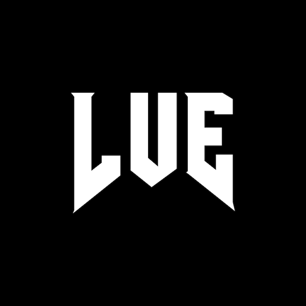 Diseño de logotipo de letra LUE para una empresa de tecnología Diseño del logotipo LUE combinación de colores blanco y negro Logotipo LUE vector LUE diseño Icono LUE alfabeto LUE tipografía Diseño del Logotipo