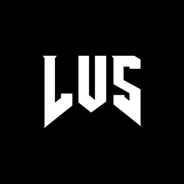 Diseño de logotipo de letra LUS para una empresa de tecnología LUS diseño de logotipo combinación de colores blanco y negro LUS logotipo LUS vector LUS diseño LUS icono LUS alfabeto LUS tipografía diseño de logo