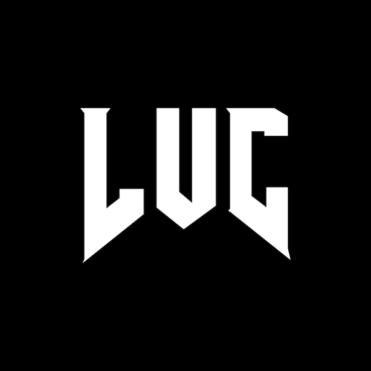 Vector diseño de logotipo de letra lvc para una empresa de tecnología diseño del logotipo lvc combinación de colores blanco y negro logotipo lvc vector lvc diseño del icono lvc alfabeto lvc tipo de logotipo