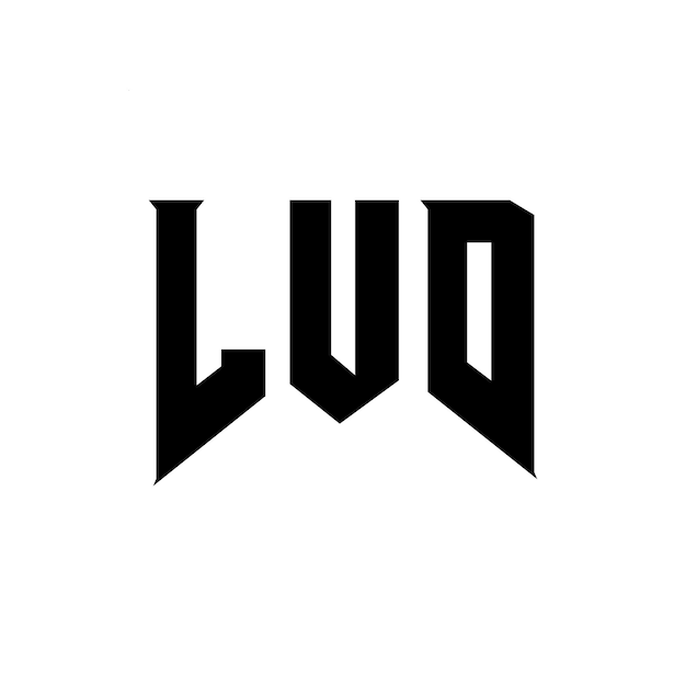 Diseño de logotipo de letra LVD para una empresa de tecnología Diseño del logotipo LVD combinación de colores blanco y negro Logotipo LVD Vector LVD Diseño del icono LVD Alfabeto LVD Tipo de logotipo