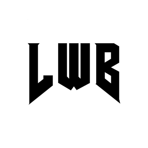 Diseño de logotipo de letra LWB para una empresa de tecnología Diseño del logotipo LWB combinación de colores blanco y negro LWB diseño de logotipo vectorial LWB icono LWB alfabeto LWB tipografía diseño del logotipo