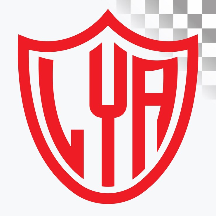 Vector diseño del logotipo de la letra lya