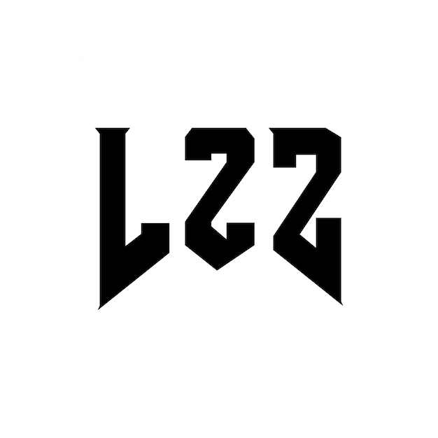 Diseño de logotipo de la letra LZ para una empresa de tecnología Diseño del logotipo LZ Diseño de la combinación de colores blanco y negro Logotipo LZ LZ Vector Diseño LZ Icono LZ Alfabeto LZ