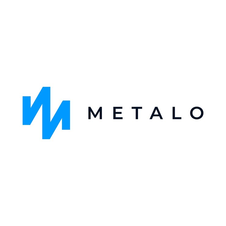 diseño de logotipo de letra M y espectro