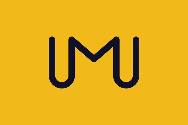 Diseño del logotipo de la letra m con las iniciales de su negocio.