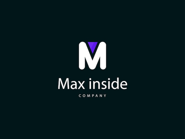 Diseño de logotipo de letra M, logotipo de tipo M, plantilla de diseño de logotipo de letra M creativa y única
