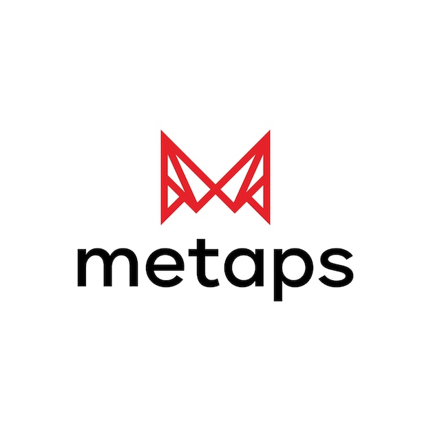 diseño del logotipo de la letra M del monograma