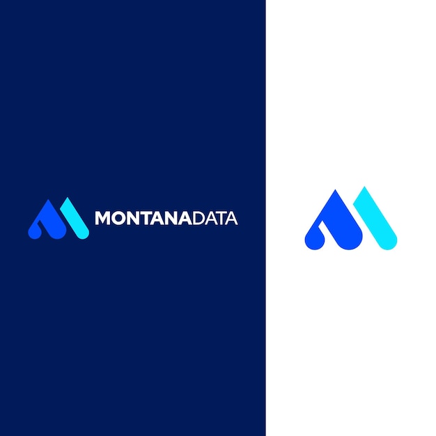 Vector diseño del logotipo de la letra m para su empresa