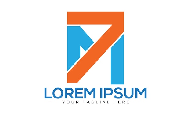 Diseño de logotipo de letra M7 Diseño de logotipo único y moderno Diseño de logotipo M7 profesional y creativo