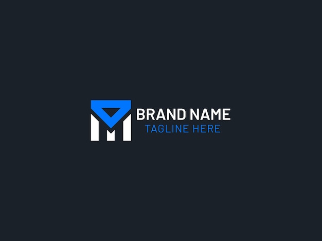 Diseño de logotipo de letra M