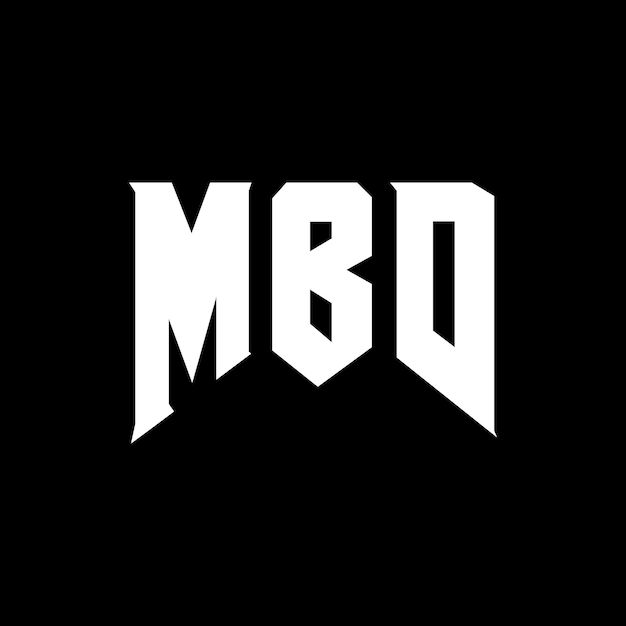 Diseño de logotipo de letra MBD para una empresa de tecnología Diseño del logotipo MBD combinación de colores blanco y negro MBD logotipo Vector MBD diseño MBD icono MBD alfabeto MBD tipografía diseño del logotipo