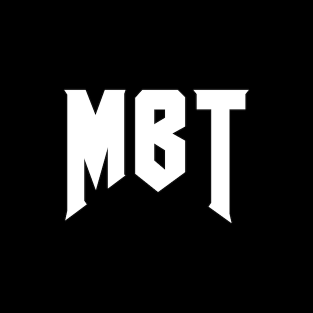 Diseño de logotipo de letra MBT para la empresa de tecnología MBT Diseño del logotipo de combinación de colores blanco y negro MBT Logotipo MBT Vector MBT diseño icono MBT alfabeto MBT tipografía diseño del logotipo MBT