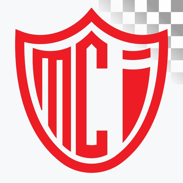 Diseño de logotipo de letra MCI