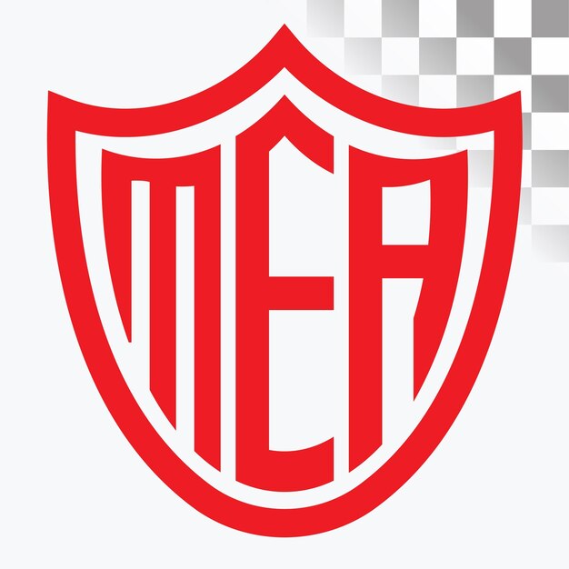 Diseño de logotipo de letra MEA