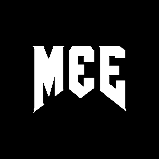 Diseño de logotipo de letra MEE para la empresa de tecnología MEE diseño de logotipo en blanco y negro combinación de colores MEE logotipo MEE vector MEE diseño MEE icono MEE alfabeto MEE tipografía diseño del logotipo